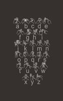 Lined Notebook with BSL Alphabet Cover: Blank Composition notebook - 120 pages