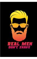 Real Men Don't Shave: 110 Game Sheets - SeaBattle Sea Battle Blank Games - Soft Cover Book for Kids for Traveling & Summer Vacations - Mini Game - Clever Kids - 110 Lined