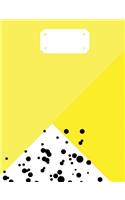 Yellow Moroccan Print Composition Notebook