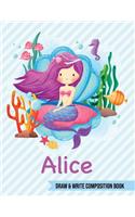 Alice Draw and Write Composition Book