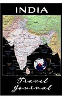 India Travel Journal: Blank Lined Journal, Keepsake Travel Notebook