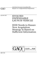 Evolved Expendable Launch Vehicle: DOD needs to ensure new acquisition strategy is based on sufficient information: report to congressional committees.