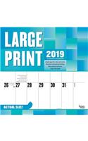 Large Print 2019 Square Wall Calendar