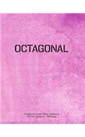 Octagonal Graph Paper Notebook 1/4 inch octagons 160 pages