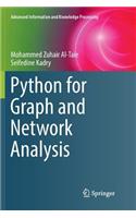 Python for Graph and Network Analysis