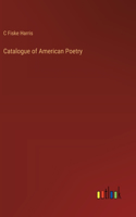Catalogue of American Poetry
