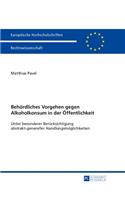 Behoerdliches Vorgehen gegen Alkoholkonsum in der Oeffentlichkeit