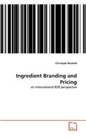 Ingredient Branding and Pricing