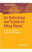 Zur Bedeutung Von Technik Im Alltag Älterer