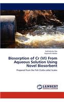 Biosorption of Cr (VI) From Aqueous Solution Using Novel Biosorbent