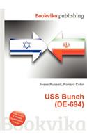 USS Bunch (De-694): (English)