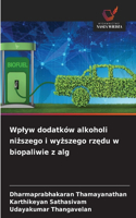 Wplyw dodatków alkoholi nizszego i wyzszego rzedu w biopaliwie z alg