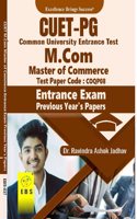 CUET PG M.Com (Test Paper Code-COQP08) Entrance Exam Previous Year's Papers(English Medium)
