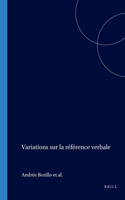 Variations Sur La Référence Verbale