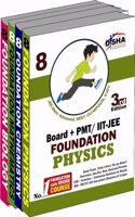 New Pattern Class 8 Boards + Pmt/ Iit Foundation (Science + Maths)  Set Of 4 Books (Set Of 4 Books)