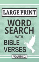 Large Print Word Search with Bible Verses, Volume 2