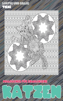 Malbücher für Erwachsene - Lustig und billig - Tiere - Katzen