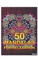 50 Mandalas For Relaxation Midnight Edition