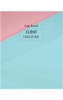 Client Tracking Log Book: Perfect Book track organizer for Record Data Client list to keep Customer information profile about guest or patient, Tropical theme