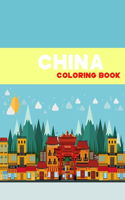 China coloring book: Cinese coloring books for all gender a collection of china cultur symbols