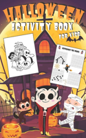 Halloween activity book for kids