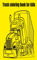 Truck coloring book for kids