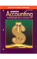 Glencoe Accounting First Year Course School-to-Work Handbook