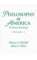 Philosophy in America, Volume 1