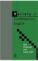 Variety in Contemporary English