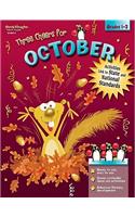 Three Cheers for October: Grades 1-2
