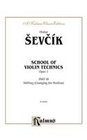 School of Violin Technics, Op. 1, Volume III