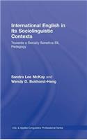 International English in Its Sociolinguistic Contexts