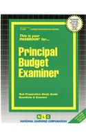 Principal Budget Examiner: Passbooks Study Guide