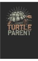 Turtle Parent: Turtles Notebook, Dotted Bullet (6 x 9 - 120 pages) Animal Themed Notebook for Daily Journal, Diary, and Gift