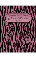 Appointment Book Monthly Planner 2020