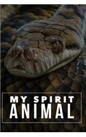 My Spirit Animal: Lined Notebook / Journal gift for the snake enthusiast