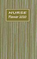 Nursing Student Planner: 2020 Journal to Write In - One Year Organizer with Calendar - Vertical Lines