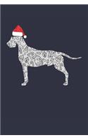 Christmas Gift for Great Dane Lovers - Great Dane Notebook - Great Dane Journal