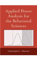 Applied Power Analysis for the Behavioral Sciences