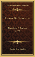 Lecons De Geometrie