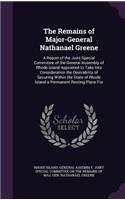 The Remains of Major-General Nathanael Greene