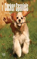 2018 Cocker Spaniels Mini Wall Calendar