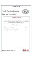 North Carolina Criminal Law and Procedure-Pamphlet 59