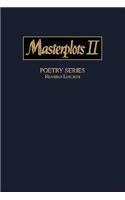 Masterplots II  Poetry Series