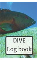 Dive journal Diving log book 6 x 9 inches x 120 pages Diver logbook scuba diving log book for Beginner, intermediate and experienced Diver