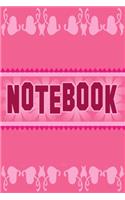 Pink Notebook For Women And Girls, Notes Book Journal Gift with 120 Lined Ruled Pages Of (Size 6