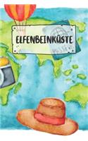 Elfenbeinküste: Liniertes Reisetagebuch Notizbuch oder Reise Notizheft liniert - Reisen Journal für Männer und Frauen mit Linien