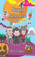 Happy Halloween Adult Coloring Book