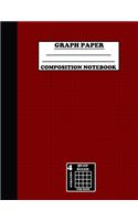 Graph Paper Composition Notebook. Quad Ruled-4 Squares Per Inch