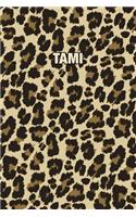 Tami: Personalized Notebook - Leopard Print (Animal Pattern). Blank College Ruled (Lined) Journal for Notes, Journaling, Diary Writing. Wildlife Theme Des